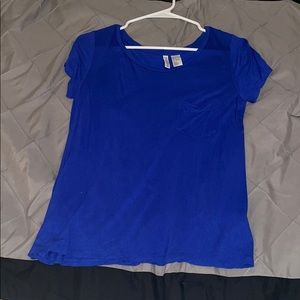 Royal blue top